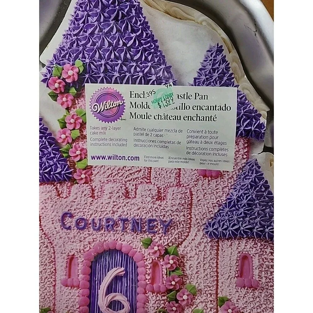 Wilton ENCHANTED CASTLE Cake Pan 2105-2031 PRINCESS Birthday Party HAUNTED HOUSE